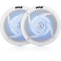 Pyle 6.5" Marine Speaker Pair Led Lights, PLMRS63WL PLMRS63WL